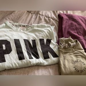 *SOLD*Lot of 3 Victoria Secret PINK (2) & Victoria Secret Angel sweatshirts